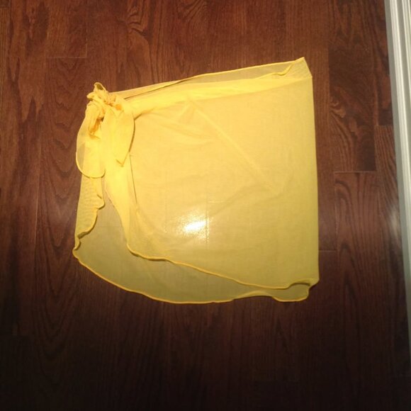 Brand New Yellow Sarong Coverup - Picture 1 of 2